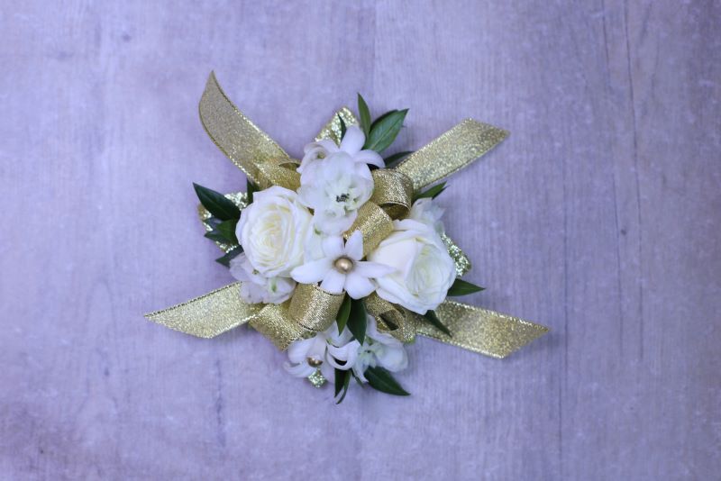 Gold Gem Corsage