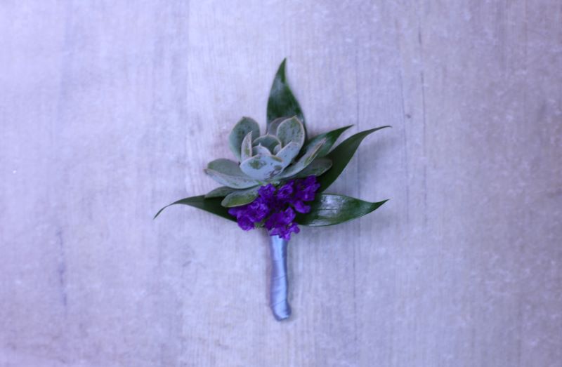 Succulent Boutonniere