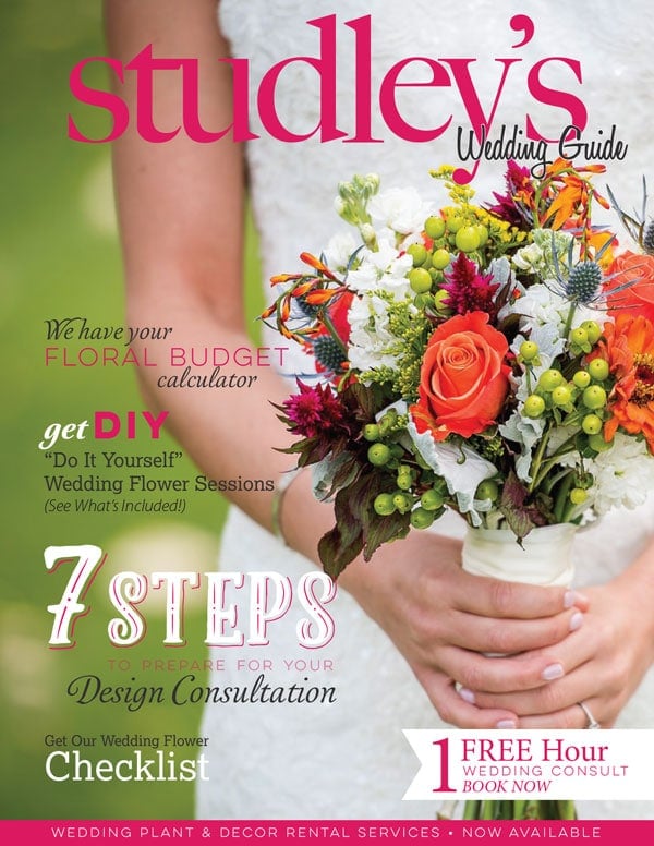 studley flower garden wedding services guide cover