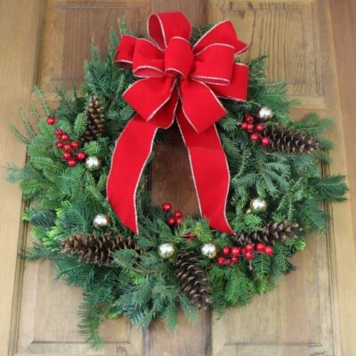 Garnet Berry Wreath