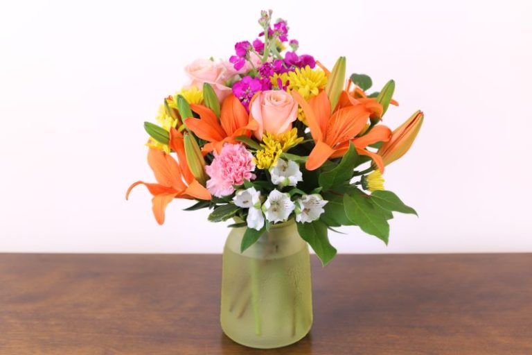 Coral Mango Bouquet